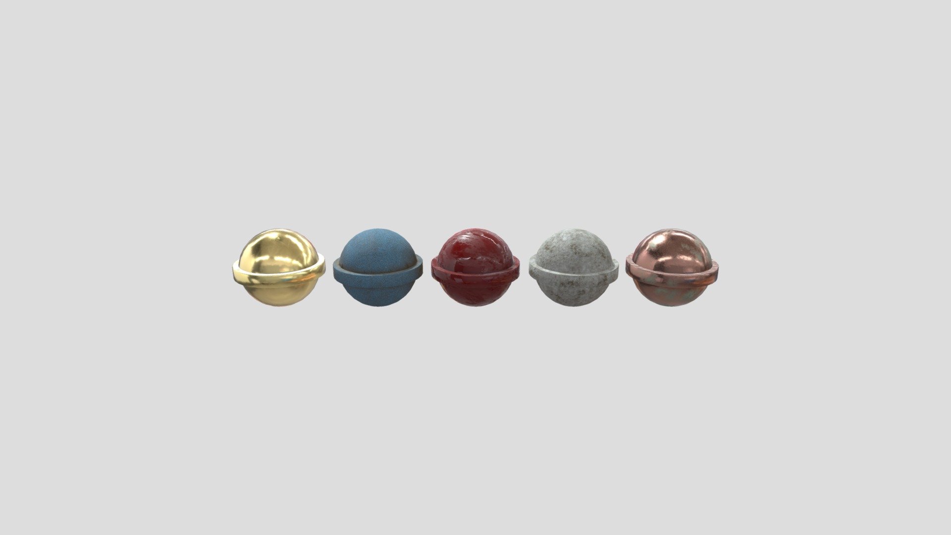 Spheres of materials V2