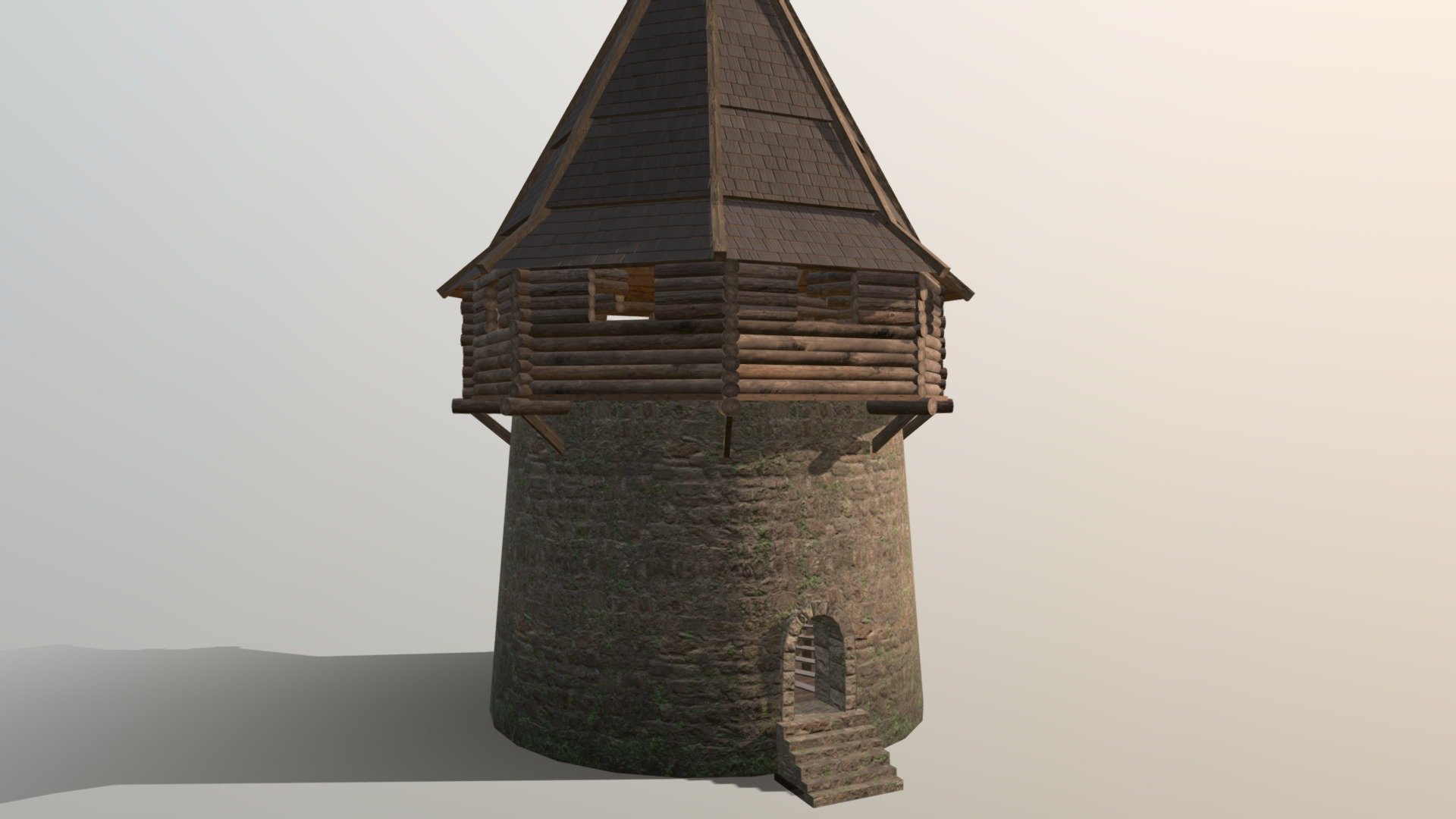 Tower. 1 set - 2k Texture. 12k Triangles. - 3D model by sSaLaTt ...