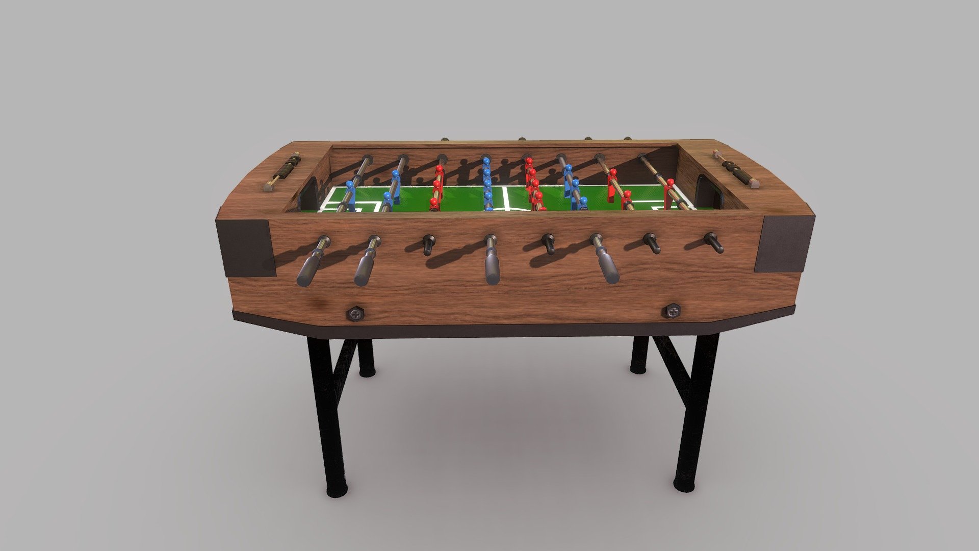 Foosball Table 3D model by gozdemrl [9603c85] Sketchfab