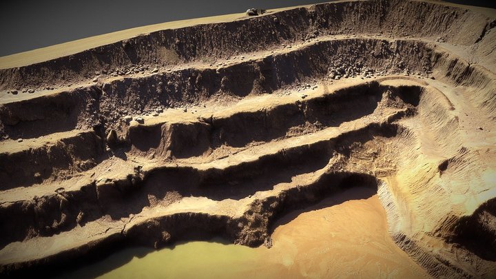 Cava - Mineração 3D Model