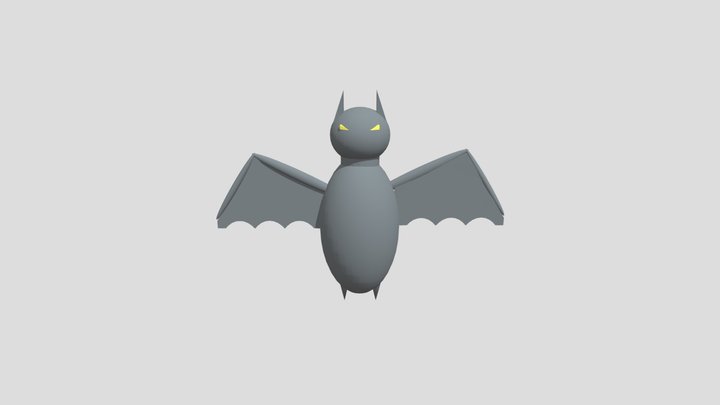 Bat 3D Model