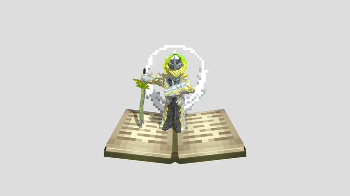 The knight of lightning: Kamen rider Espada 3D Model