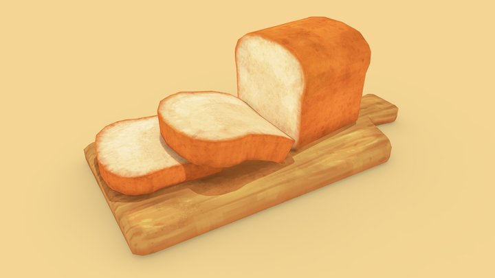 Bread 3D Model