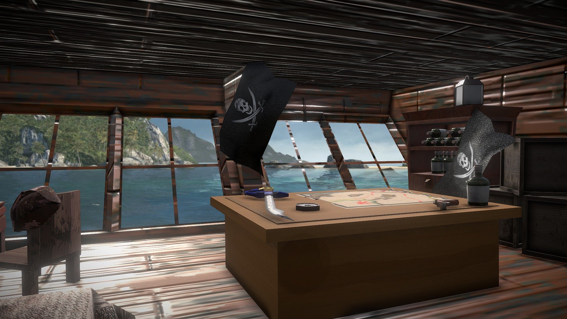 Captains Cabin Sketchfab