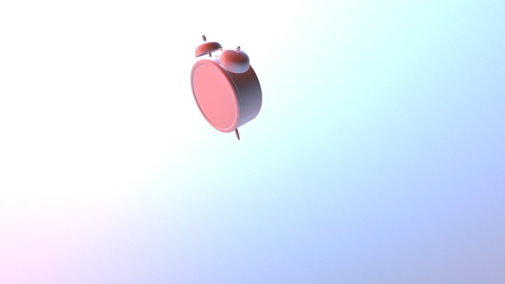 Alarm Clock 3D Model