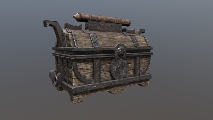 Treasure Chest 3D Model