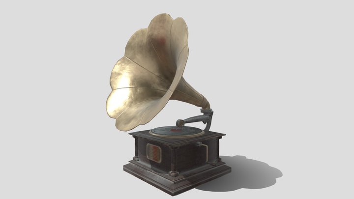 Gramophone_model 3D Model