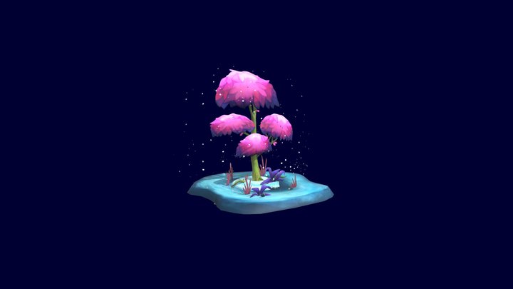Alien Tree 3D Model