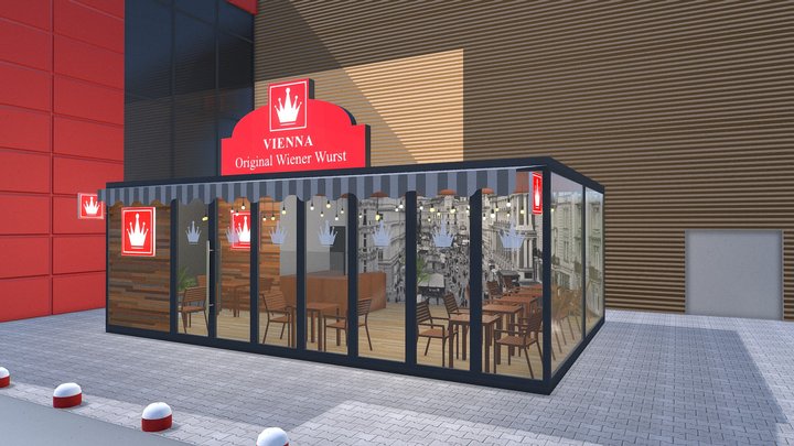 Graphis - Randare restaurant si terasă 3D Model