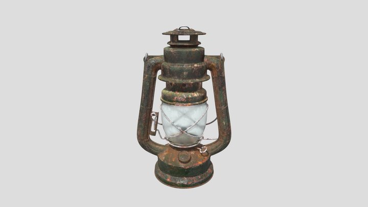 Lantern Texturing 3D Model