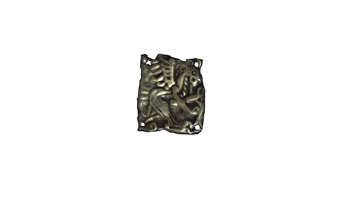 Аплікація вбрання скіфського часу 3D Model