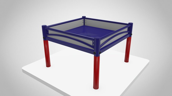 Elevated inclusive sandbox – Gratis 3D-model STL