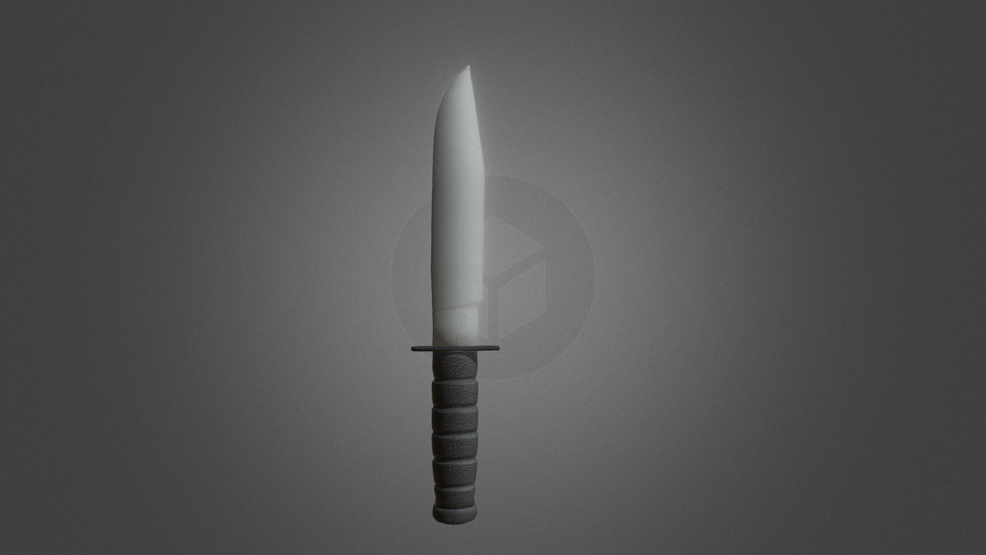 High Poly Battle Knife
