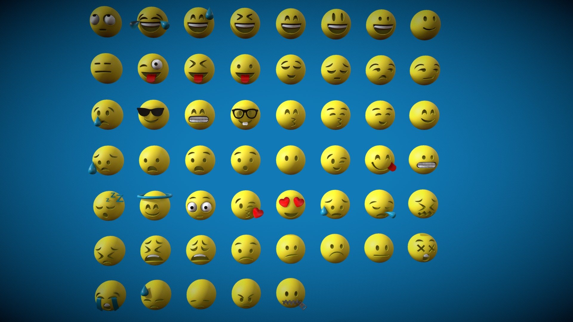 Emoji Pack - 53 Models