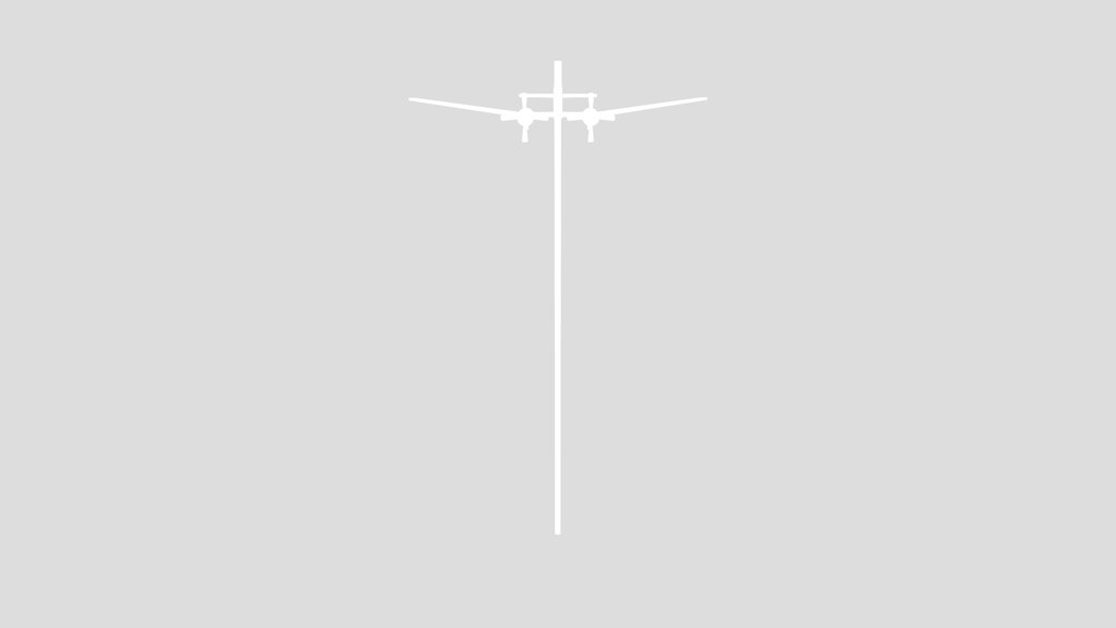 Dc3 Whirligig Yard Ornament
