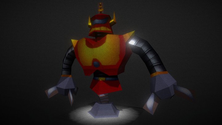 Bouncing Zurg Toy - Toy Story 2 Game 3D Model
