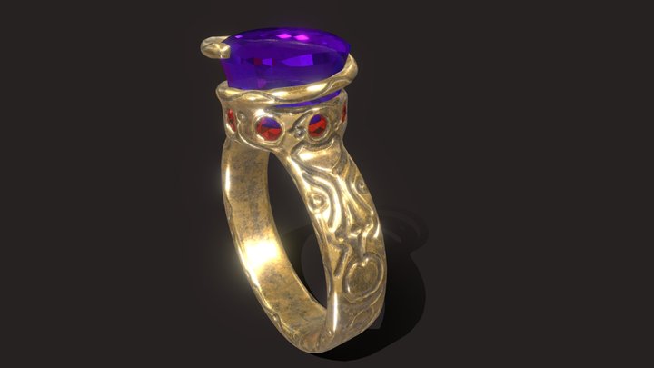 medieval ring 3D Model
