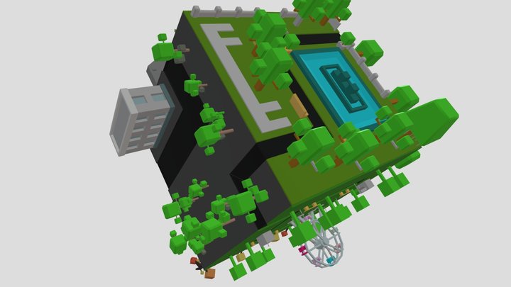 Word Kube 3D Model