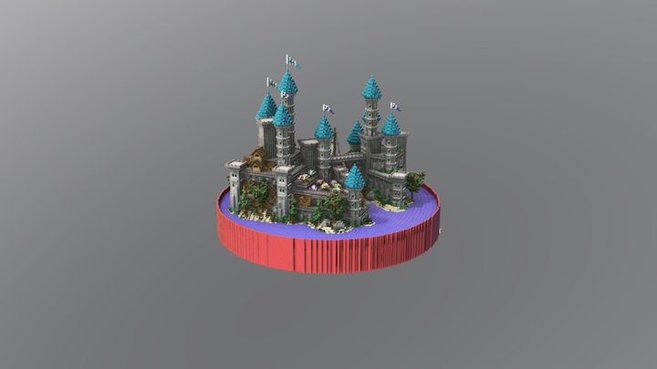 Small Castle Spawn 3D Model