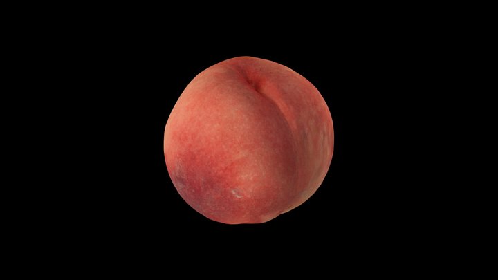 Peach 3D Model