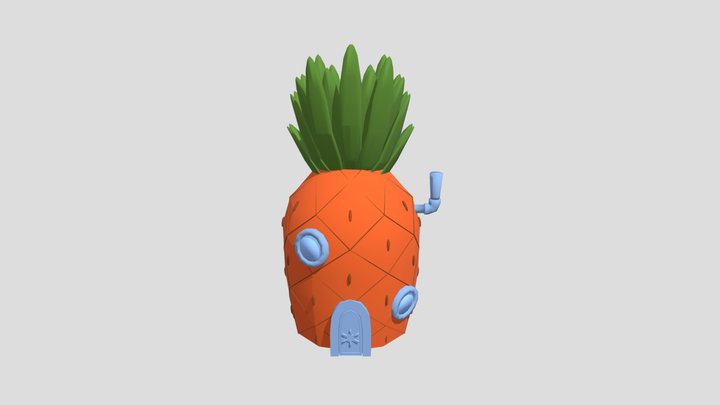 Spongebob House 3D Model