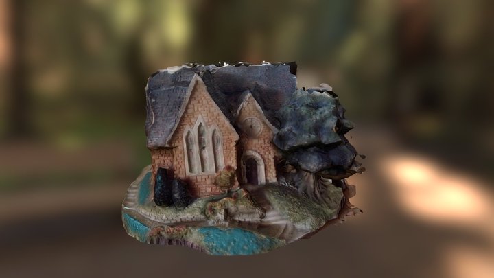 Clay house Photogrametry 3D Model