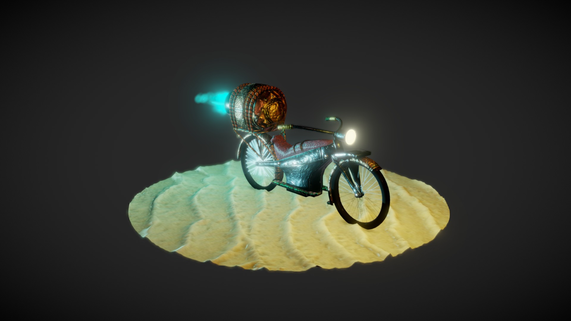3D model Turbo Motorcycle