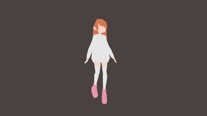 Strawberry Girl 3D Model
