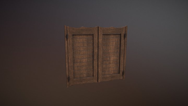 Saloon doors 3D Model