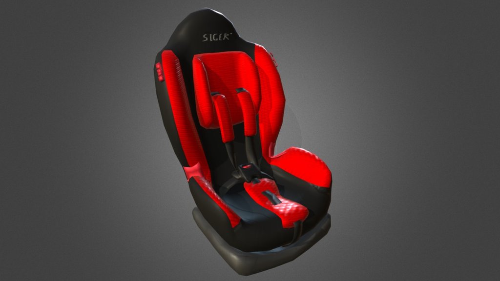 Baby Car Seat 3d Model By Cordy, Free Baby Car Seat