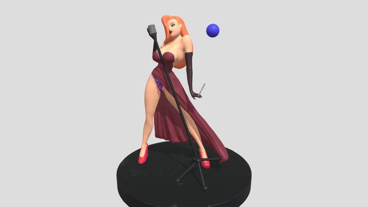Jessica Rabbit 3D Model
