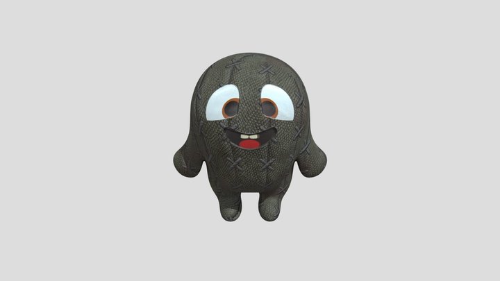 Cute sttiched minimonster 3D Model