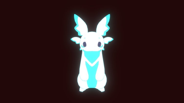 Cute Fantasy Animal 3D Model