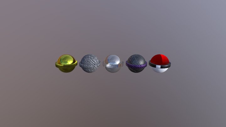 DiamondSpheres 3D Model