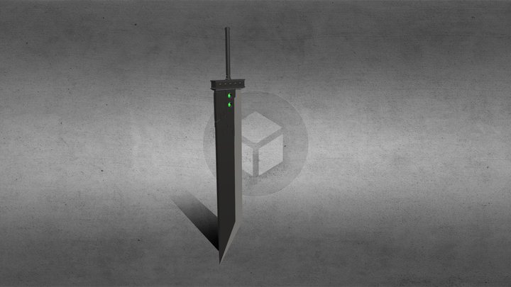 Buster Sword FF7 Remake 3D Model