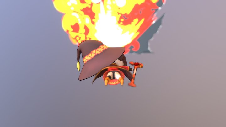 Megumin Pose2 3D Model