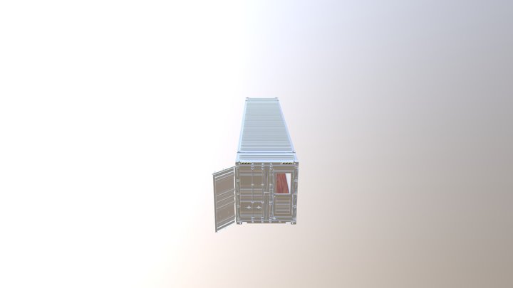 40x8x8 Container 3D Model