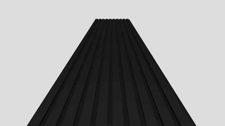 Real Wall Panel SlimSlats  Available in the UK 3D Model