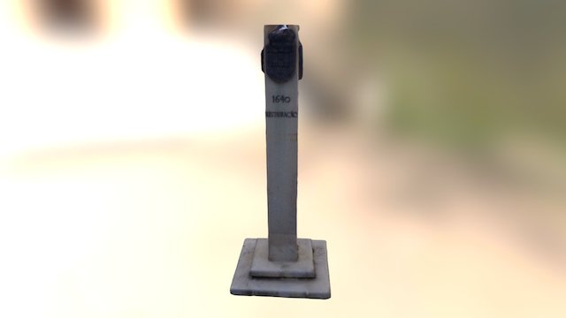 "Padrão do Mundo" (Largo da Ferraria, Abrantes) 3D Model