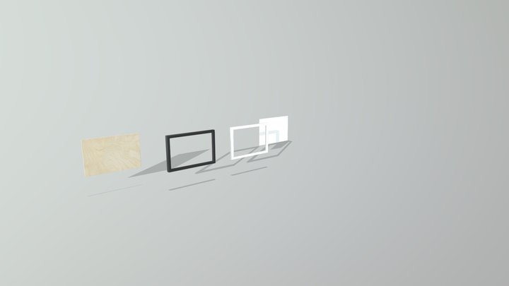Frame for photo 3D Model