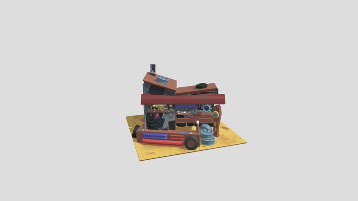 Engelen_Keano_GameArtExam 3D Model