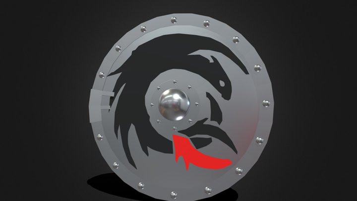Hiccup Shield 3D Model