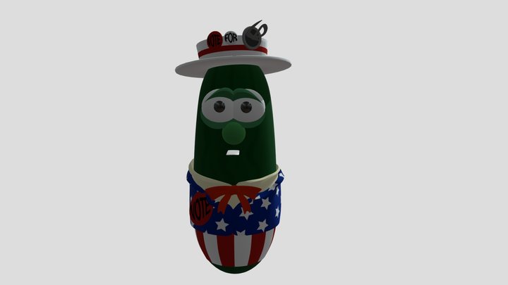 Mayor Larry the Cucumber (Made by JYStudios) 3D Model