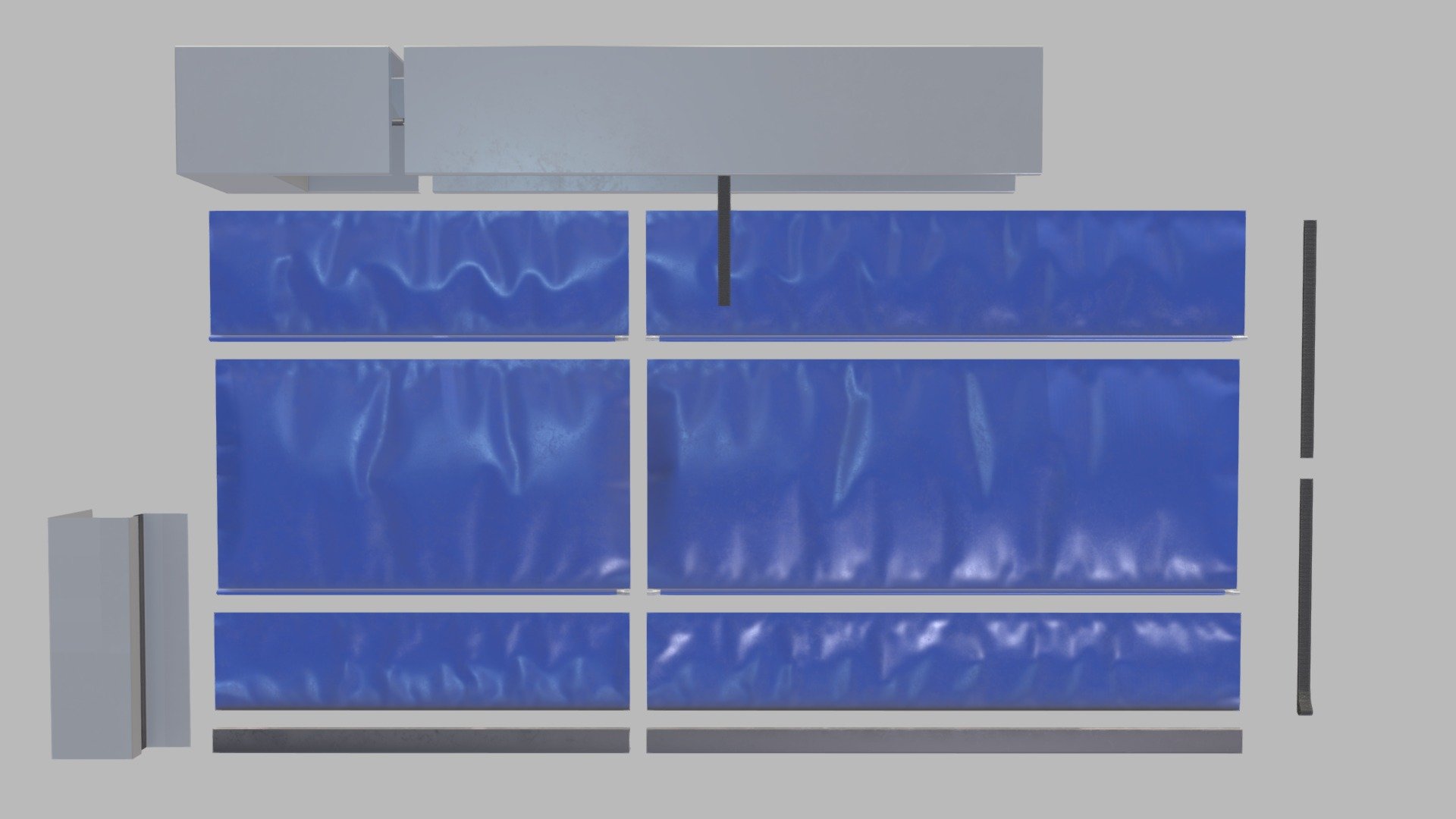 Modular PVC Roller Door kit