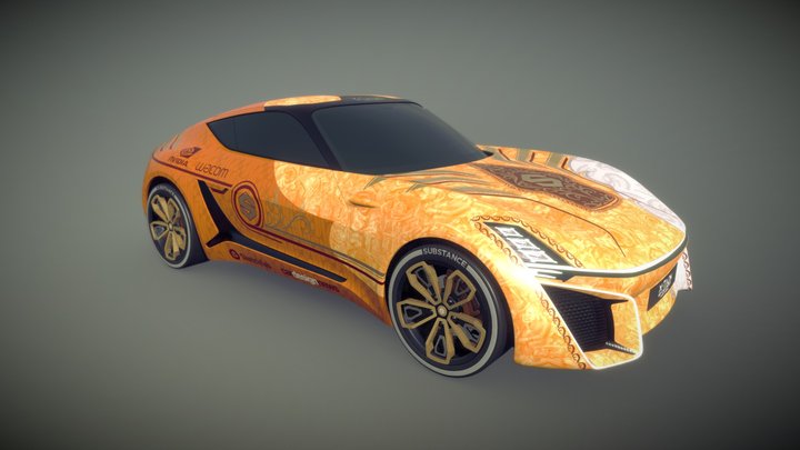 Xtaon Car Art Contest Semar Car 3D Model