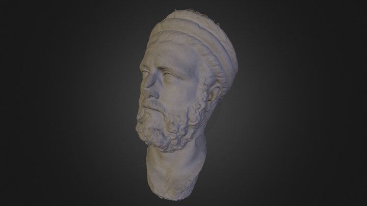 Roman Bust 3D Model