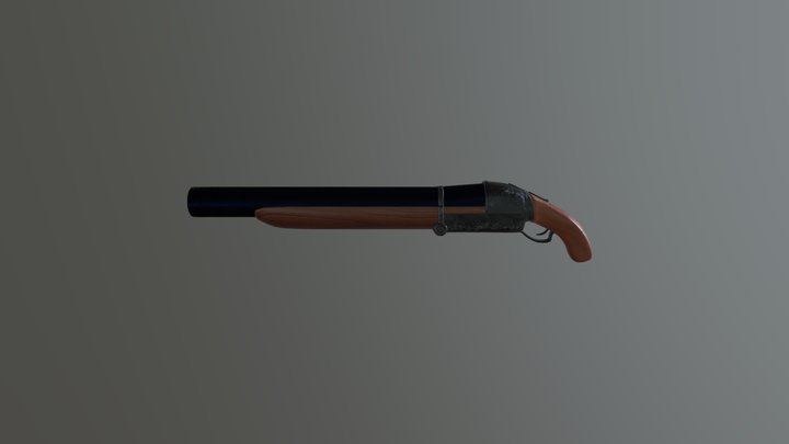 Hand-Cannon 3D Model