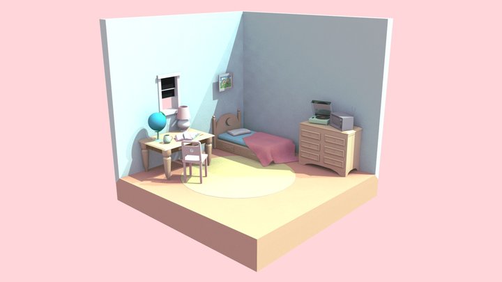 Chambre de Poule 3D Model