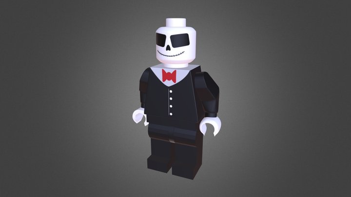 LEGO-JACK CON TRAJE. 3D Model
