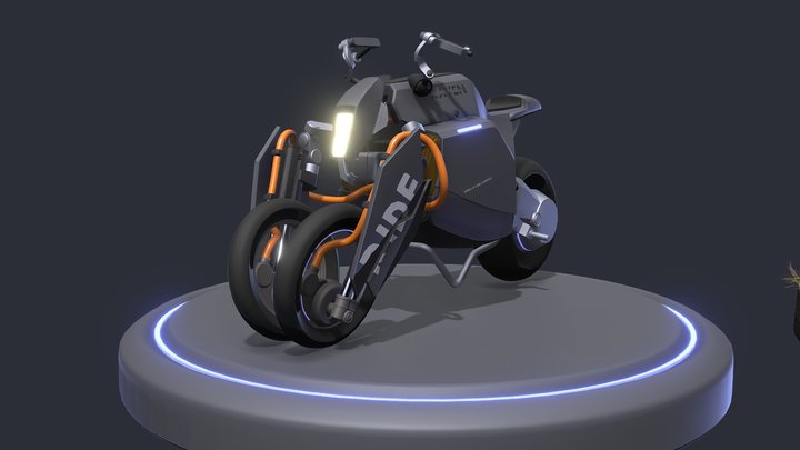 Secondary forms Reverse Trike (Druft Punk XYZ) 3D Model